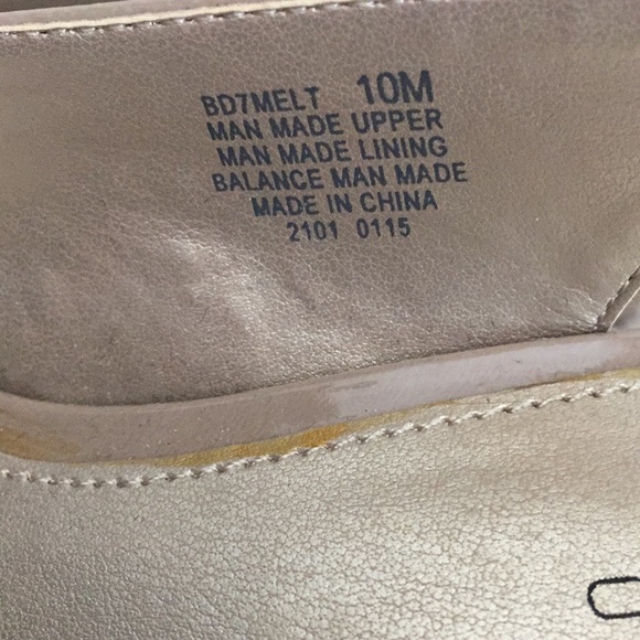 Bandolino Nude Patent Learher Sling Backs size 10 - Picture 7 of 7